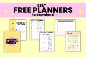 50 Free Templates and Planners
