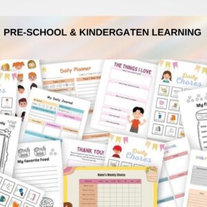 Preschool & Kindergarten Learning