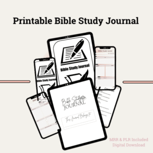 Printable Bible Study Journal