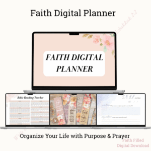 Faith Digital Planner – Organize Your Life with Purpose & Prayer