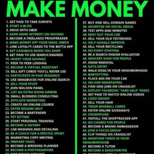 72 Ways To Raise Cash