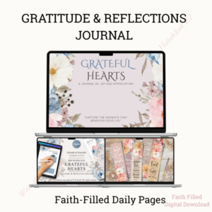 Gratitude & Reflections Journal - Faith-Filled Daily Pages